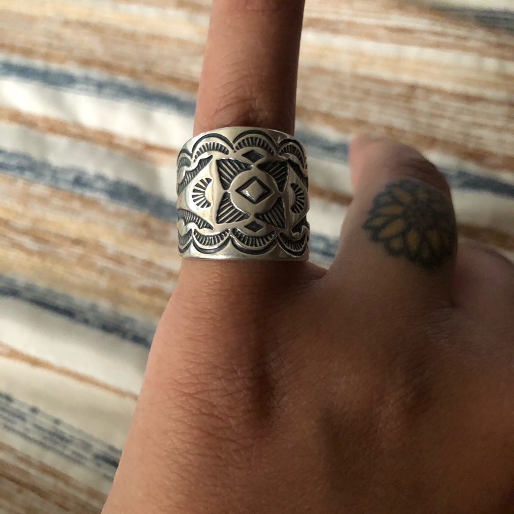 Sterling silver ring Native American